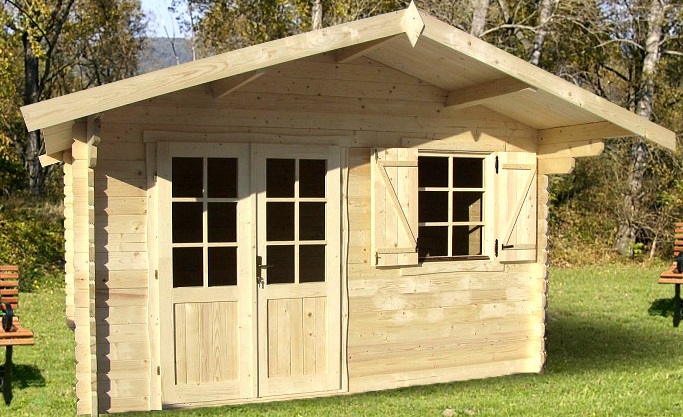 Abri de jardin chalet en bois
