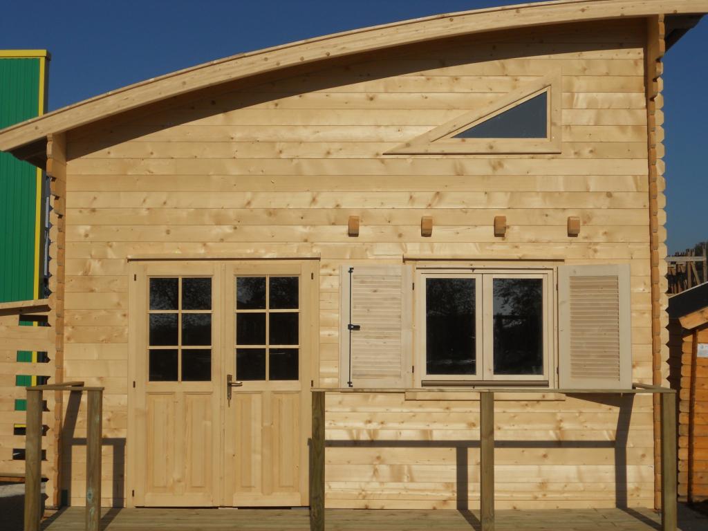 Chalet bois monté
