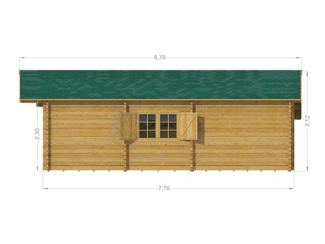 Chalet bois kit 40m2
