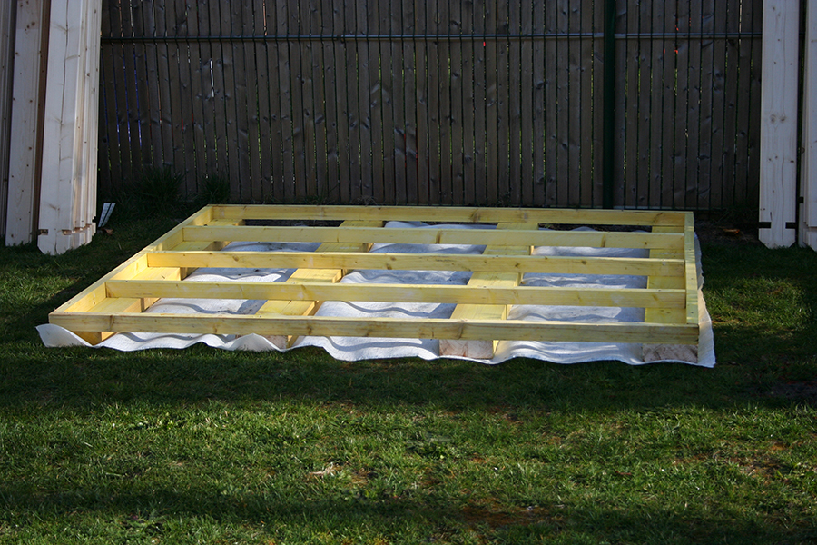 Cabane jardin sans dalle
