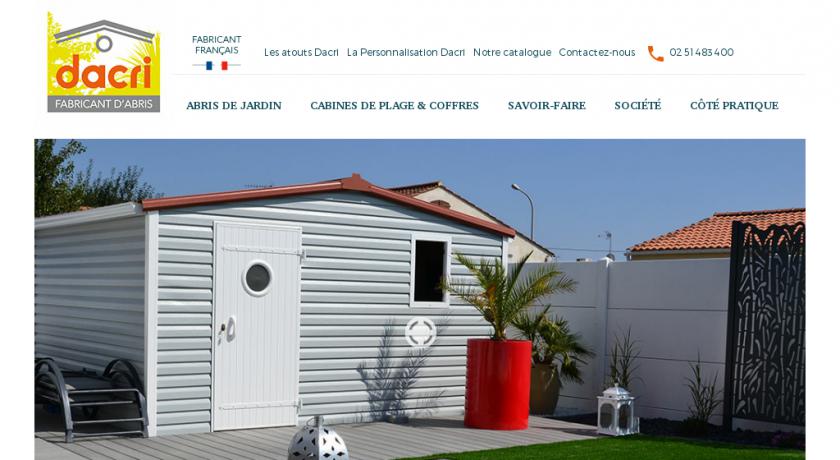 Abri jardin pvc aizenay
