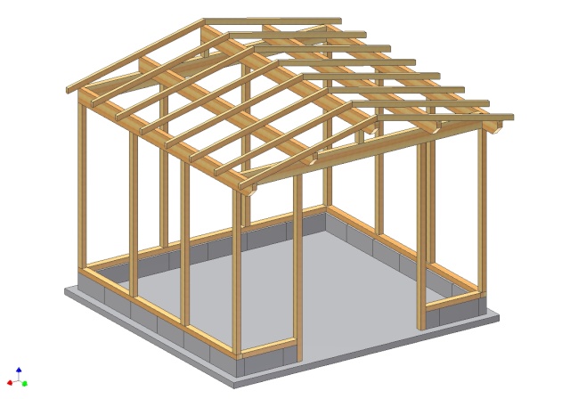 Cabane jardin plan
