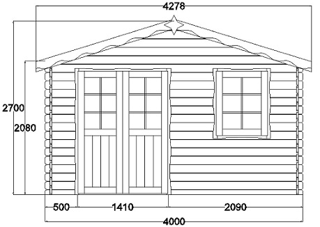 Abri jardin plan

