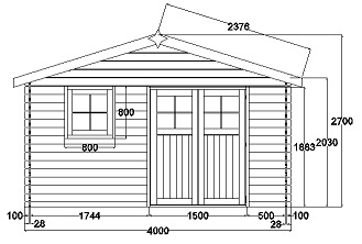 Plan d'abri de jardin en bois gratuit
