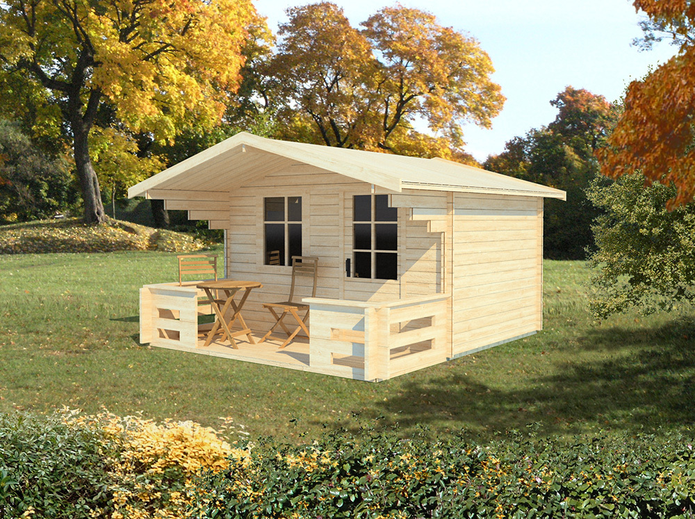 Abri de jardin en zone naturelle
