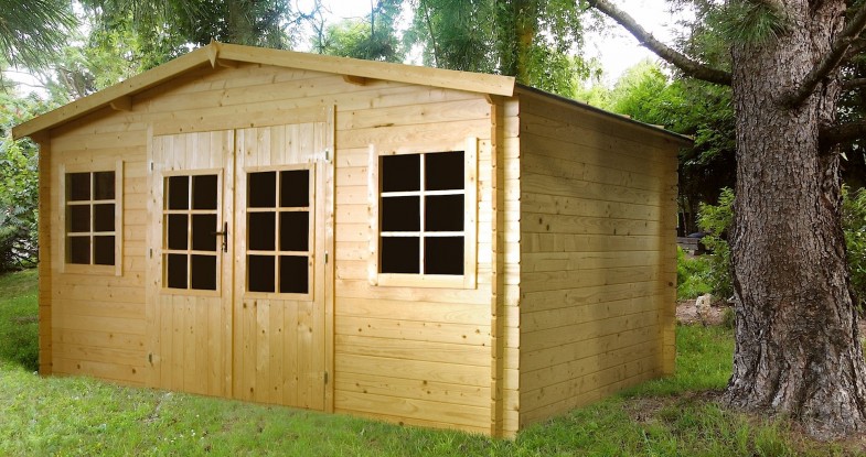 Abri de jardin bois 15m2
