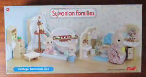 Sylvanian cottage bathroom set

