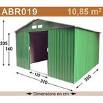 Abri jardin metal gamm vert
