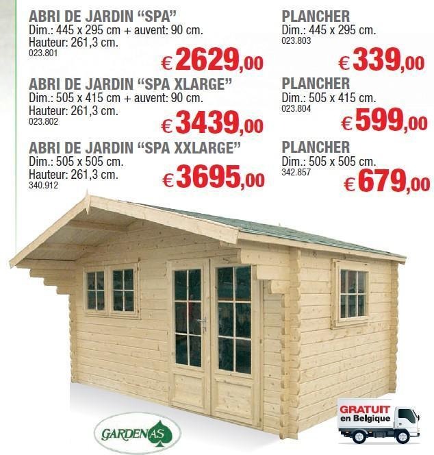 Abris de jardin pvc hubo
