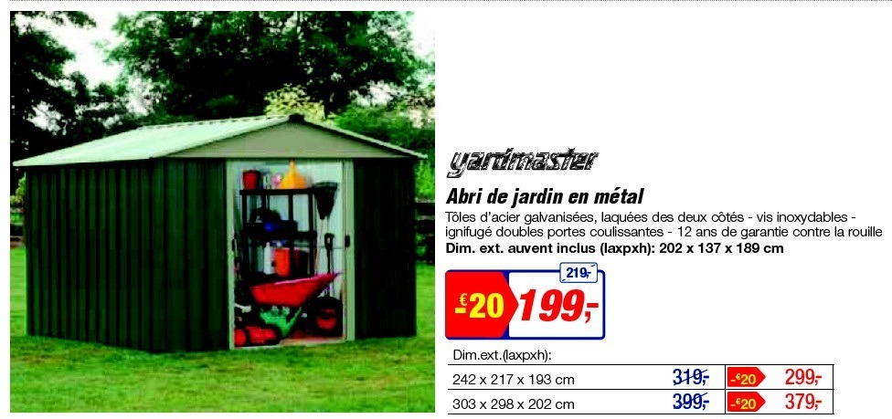 Cabane de jardin makro
