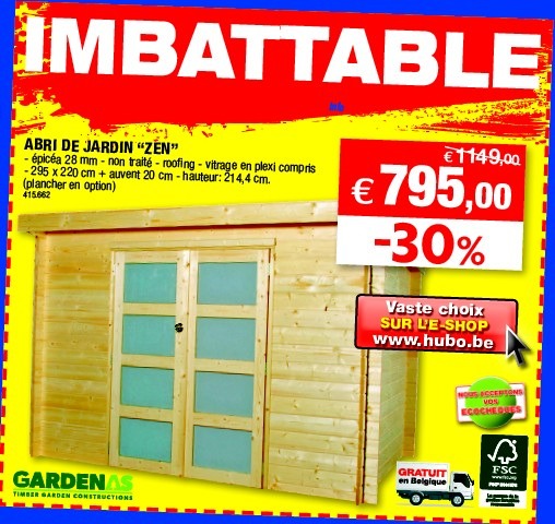 Chalet de jardin zen
