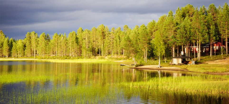 Chalet lac finlande
