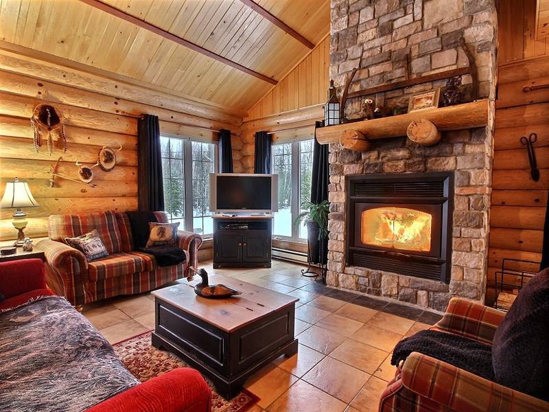 Chalet bois rond wapitik