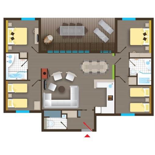 Cottage premium eden 8 personnes