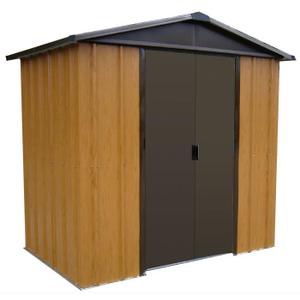 Abri de jardin metal imitation bois pas cher
