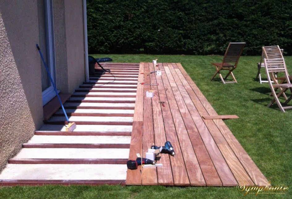 Pose chalet bois sur dalle beton