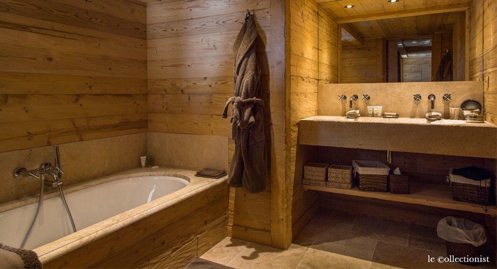 Salle de bain chalet de montagne