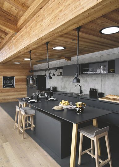 Pinterest chalet bois