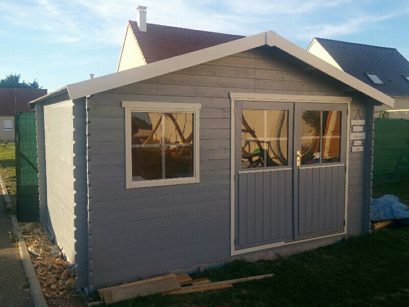 Peinture chalet de jardin