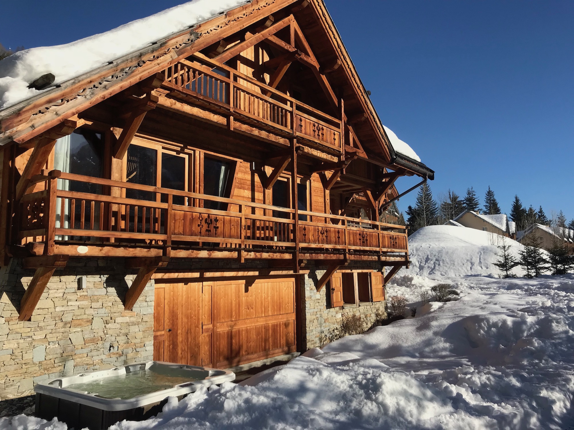 Location chalet pied des pistes