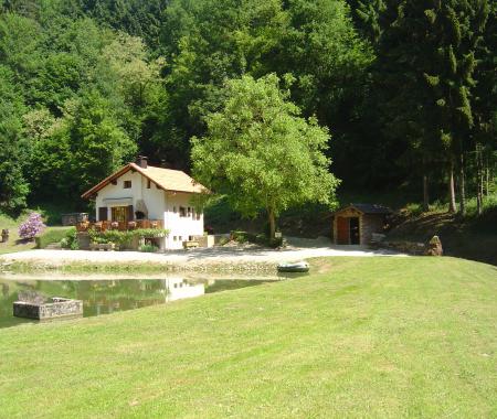 Location chalet vosges avec etang prive