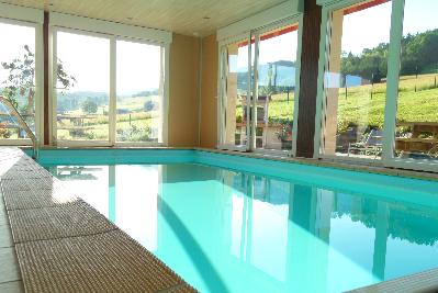 Chalet avec piscine privée vosges