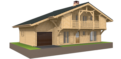 Chalet en kit haute savoie