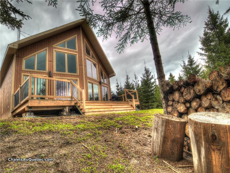 Chalet bois sablé