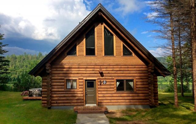 Chalet pour deux avec spa