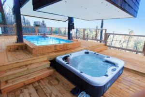 Chalet spa a louer