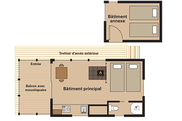 Plan d un chalet