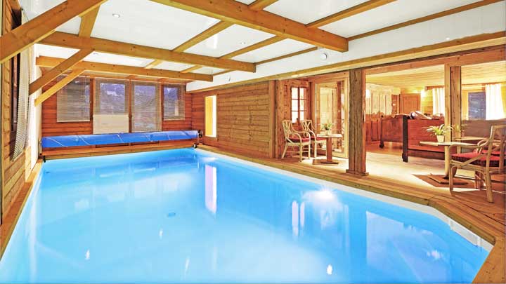 Piscine chalet