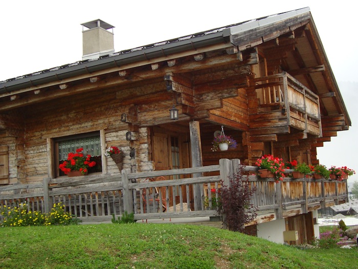 Chalet en madrier massif