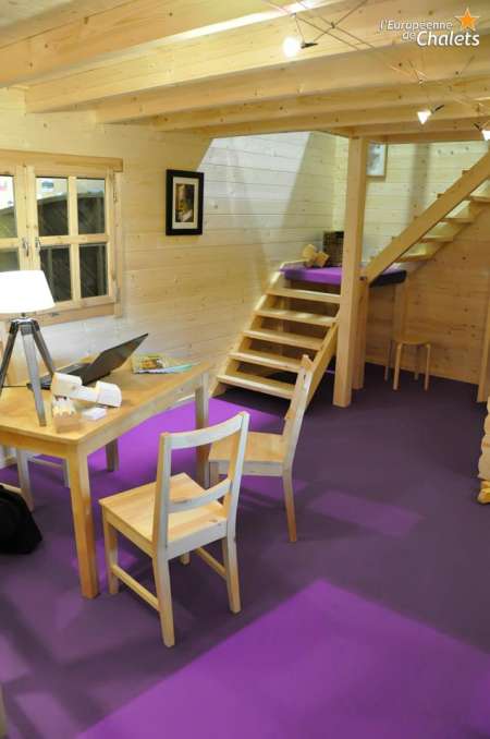 Plan chalet 20m2 avec mezzanine