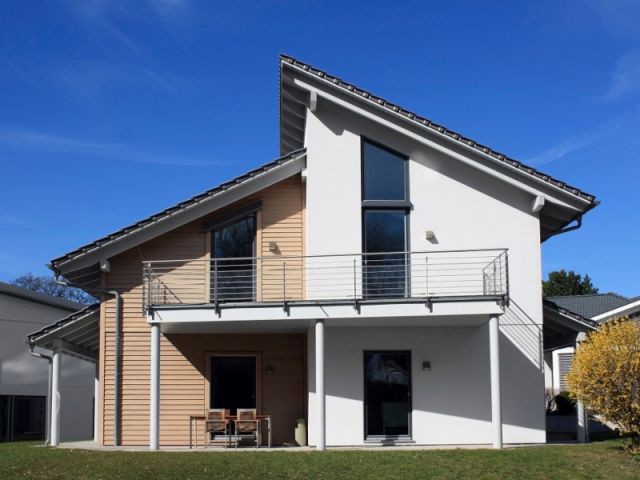 Facade de chalet bois