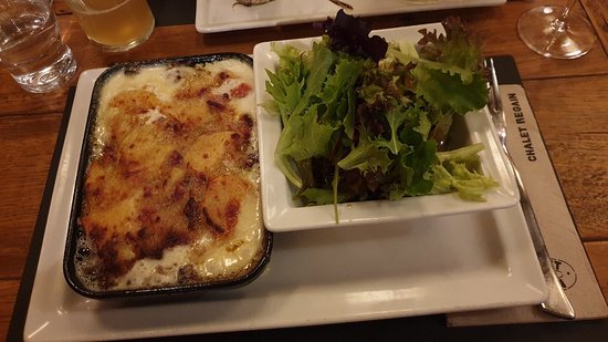Chalet regain les rousses menu