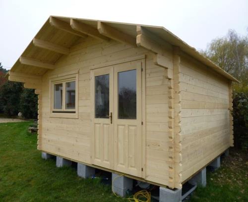 Chalet en bois kit habitable