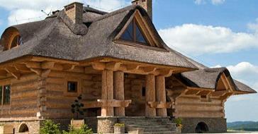 Chalet en bois massif