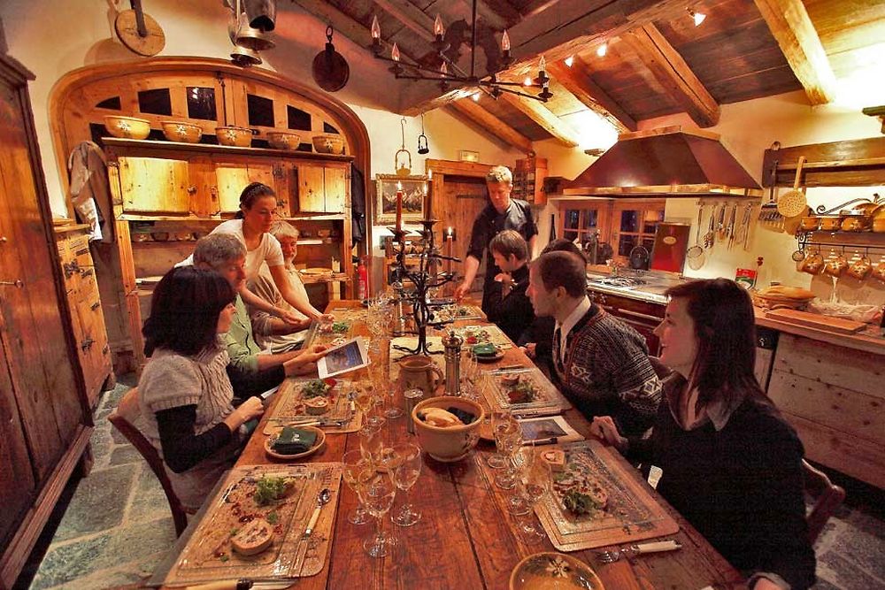 Chalet de luxe salon