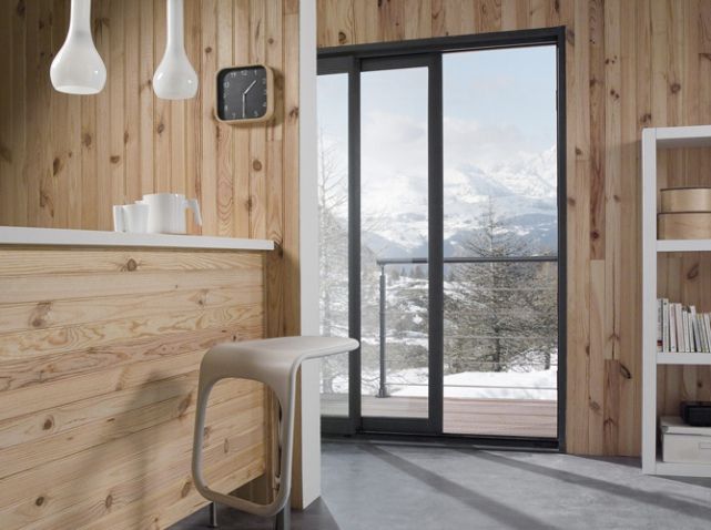 Lambris chalet montagne