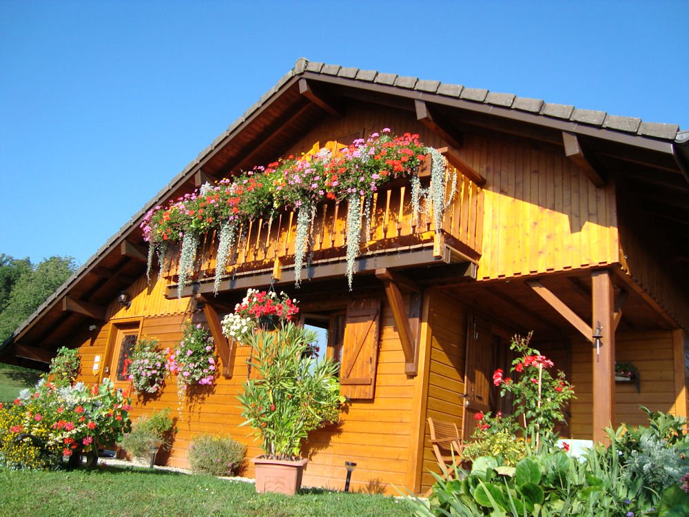 Le chalet fleuri