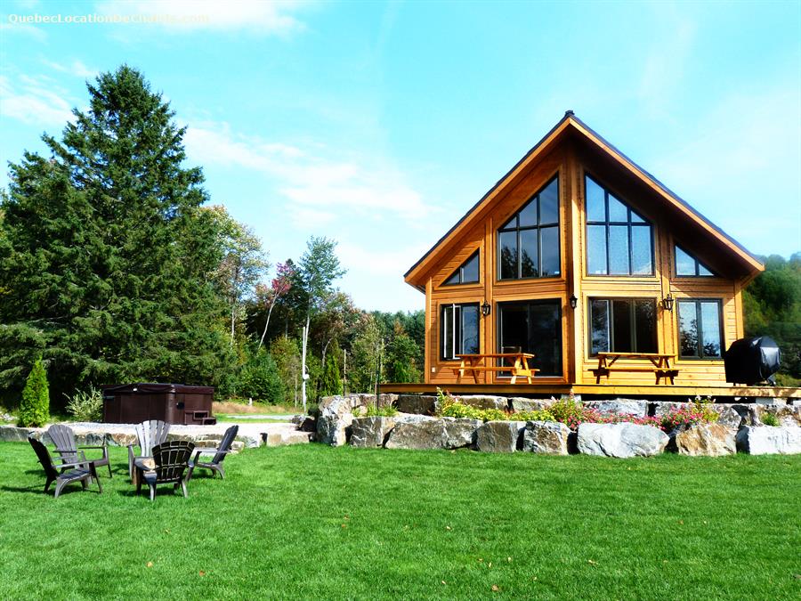 Chalet avec lac