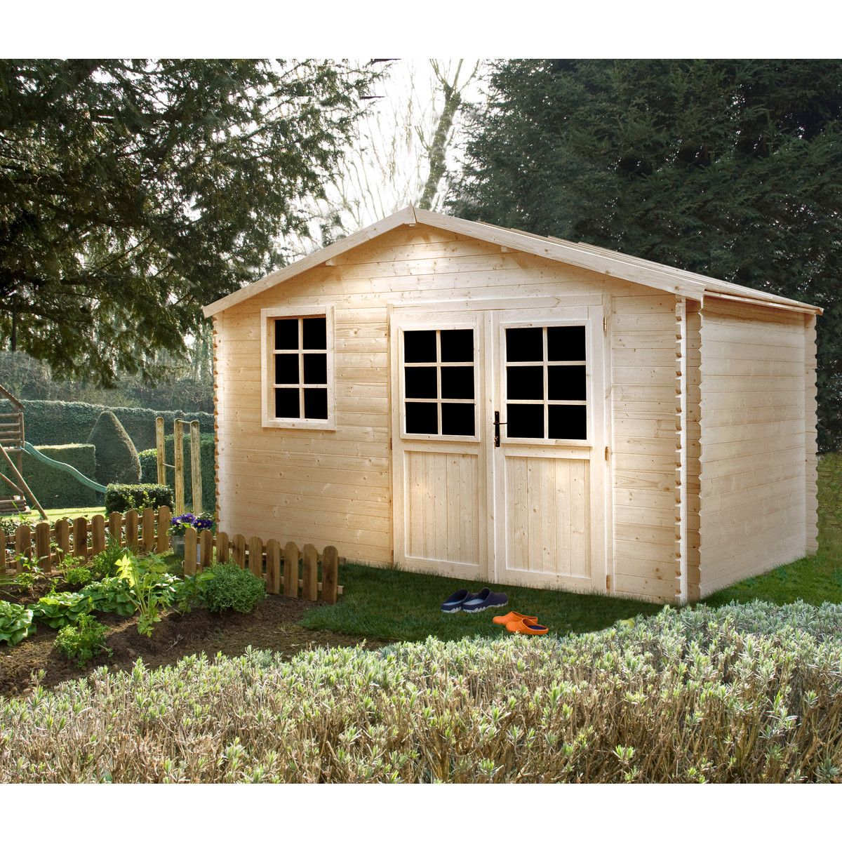 Chalet de jardin discount