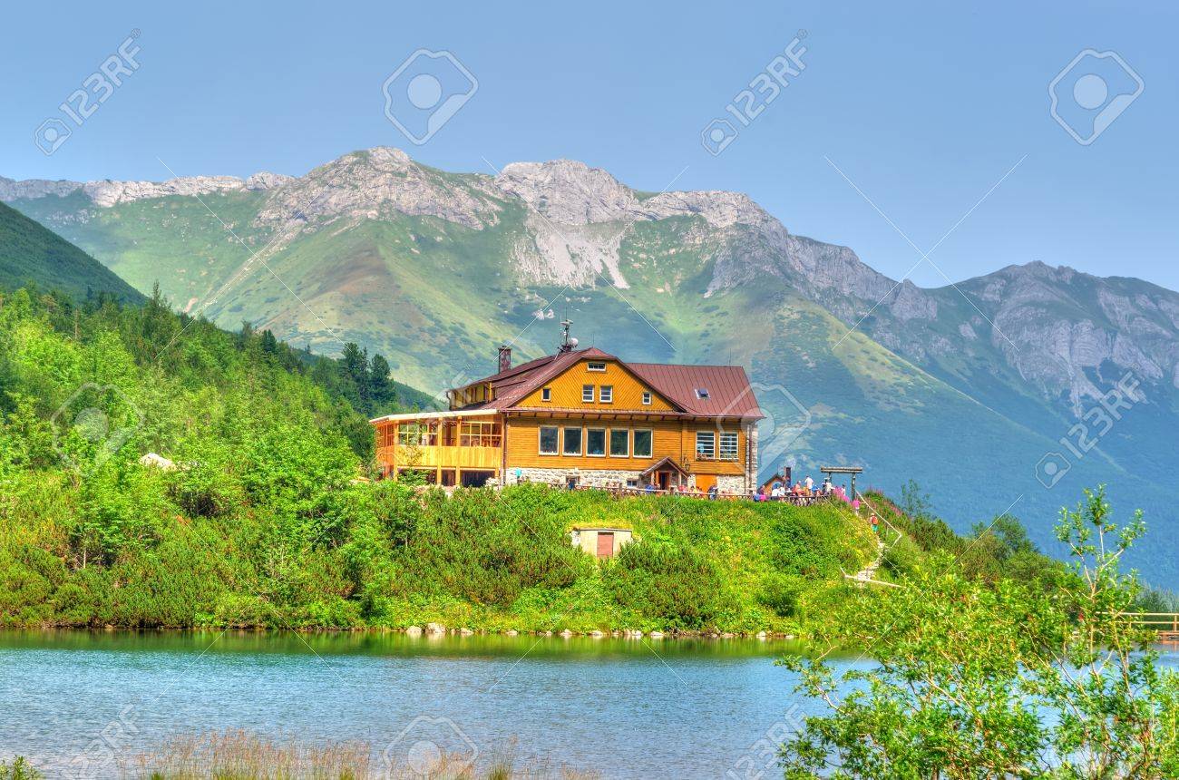 Montagne été chalet