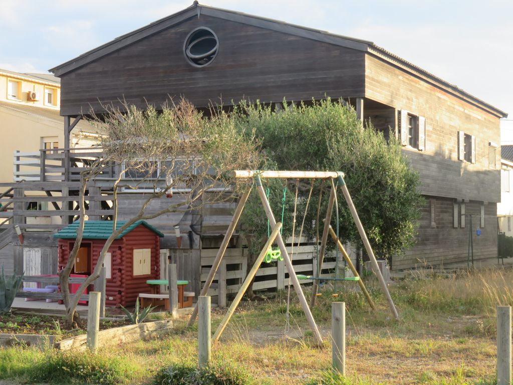 Location chalet gruissan vue mer