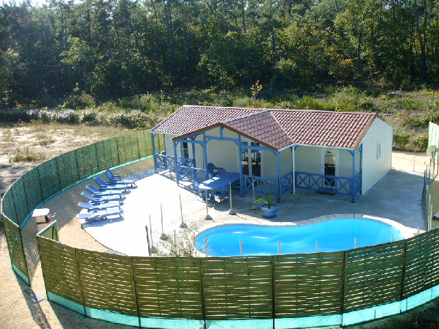 Location chalet avec piscine privée