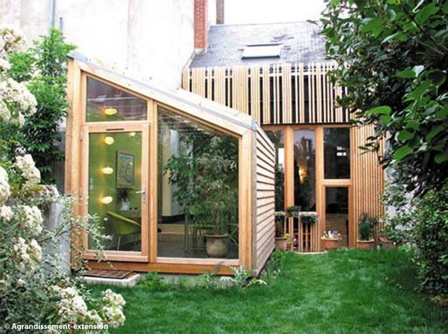Chalet bois adossé