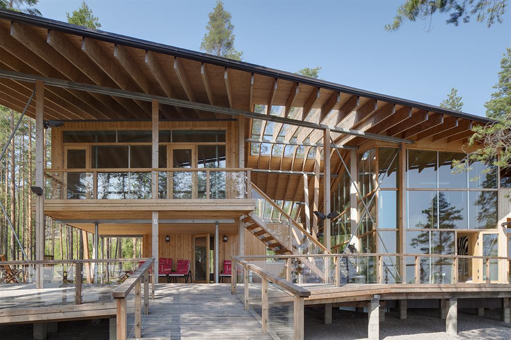 Chalet bois finlandais