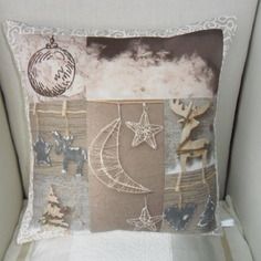 Housse de coussin style chalet
