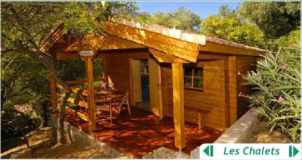 Chalet camping corse